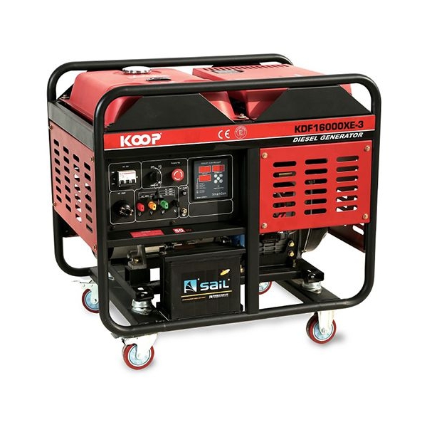 Photo - Máy phát điện diesel Koop KDF16000XE-3 (13 kva trần 3 pha)