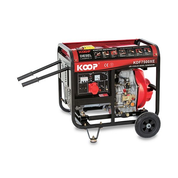 Photo - Máy phát điện diesel Koop KDF7500XE (5kva trần)