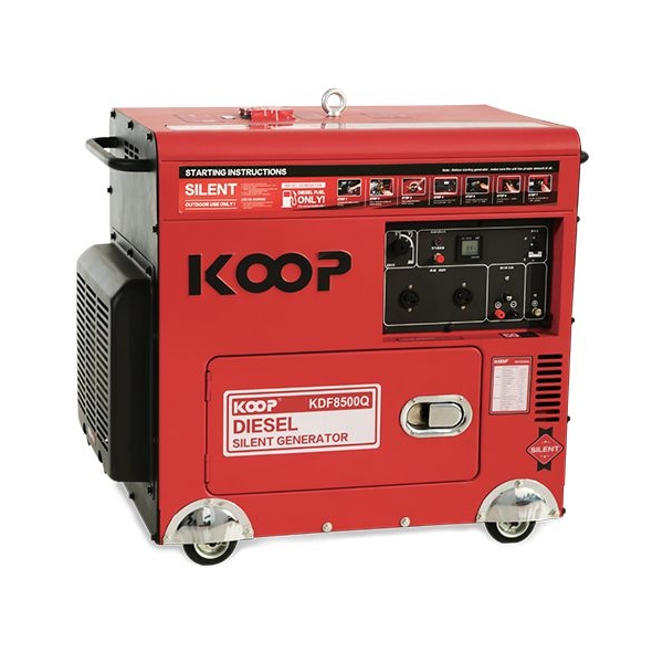 Photo - Máy phát điện diesel KOOP KDF8500Q (6kva chống ồn)