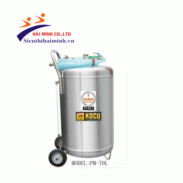 Photo - Bình bọt tuyết inox Kocu 70L