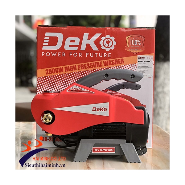 Photo - Máy rửa xe Deko DK-2800R (chỉnh áp)