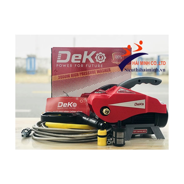 Photo - Máy rửa xe Deko DK-2800R (chỉnh áp)