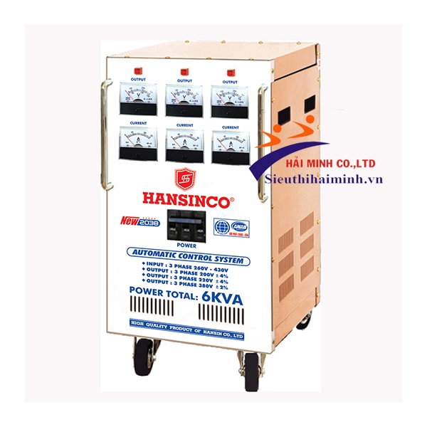 Photo - Ổn áp HANSINCO 3 pha 6KVA