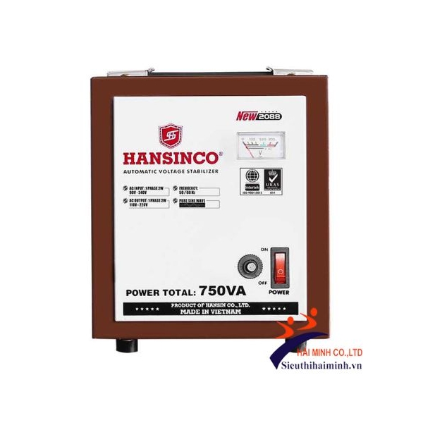 Photo - Ổn áp HANSINCO 1 pha 750VA