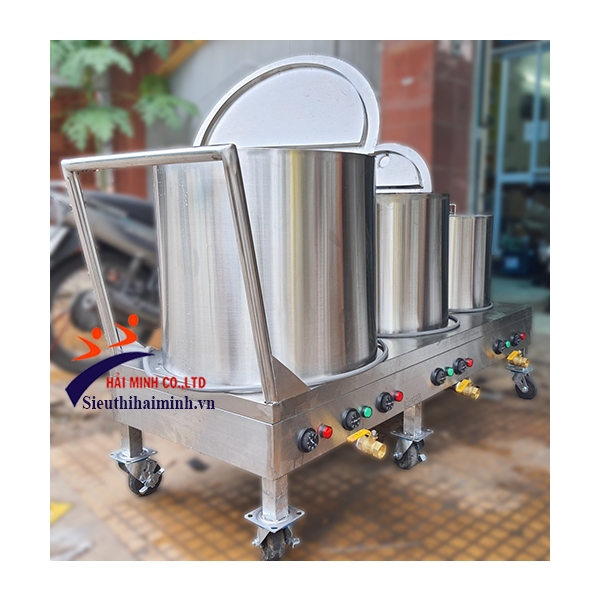 Photo - Bộ Nồi Nấu Phở Điện 3 Nồi Hải Minh HM 30-80-100 (Inox 304)