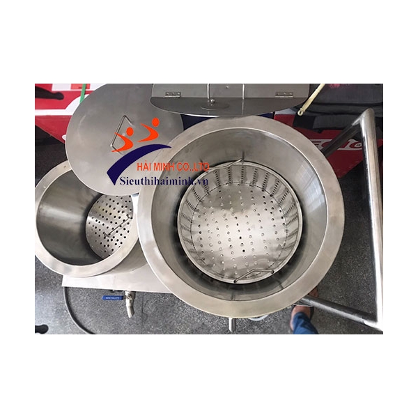 Photo - Nồi nấu phở Hải Minh điện đôi HM 20-60 (bánh xe) (Inox 304)