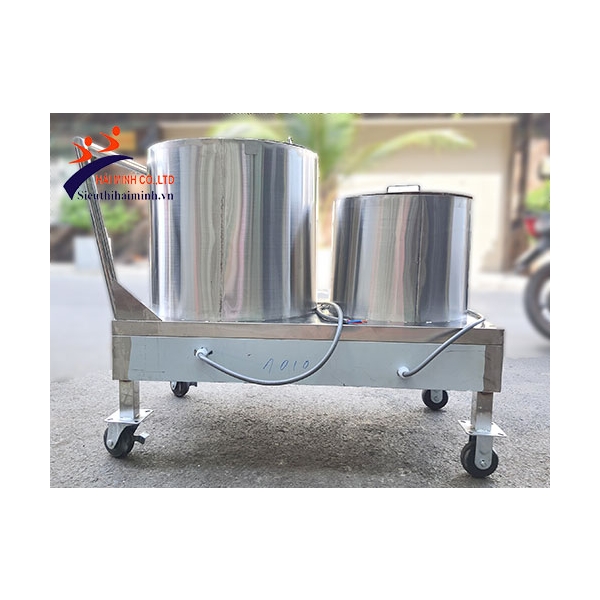 Photo - Nồi Nấu Phở Điện Đôi HM 30-80 (bánh xe) (Inox 304)