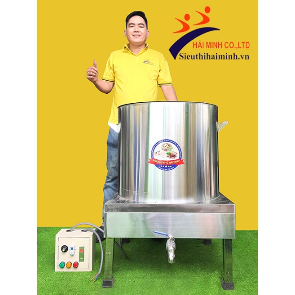 Photo - Nồi nấu phở Hải Minh tủ điện rời TD-120L (Inox 304)