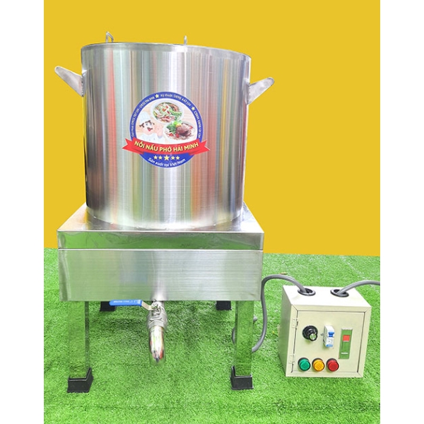 Photo - Nồi nấu phở Hải Minh tủ điện rời TD-40L (Inox 304)