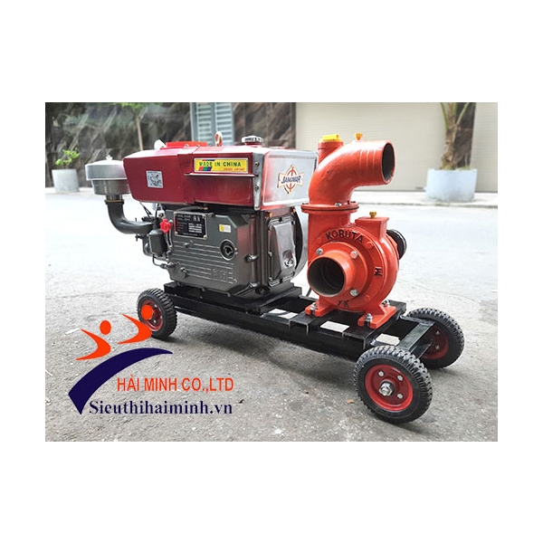 Photo - Máy bơm nước đầu bơm Kubota phi 120 Diesel D22