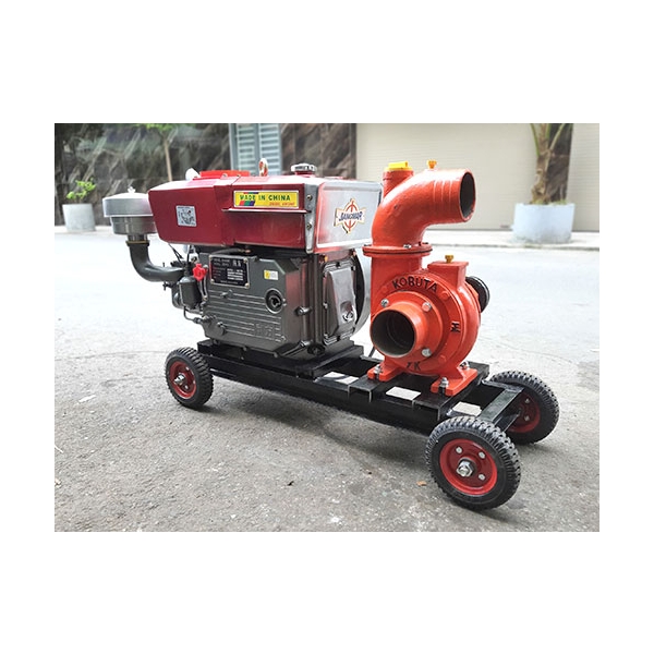 Photo - Máy bơm nước đầu bơm Kubota phi 120 Diesel D22