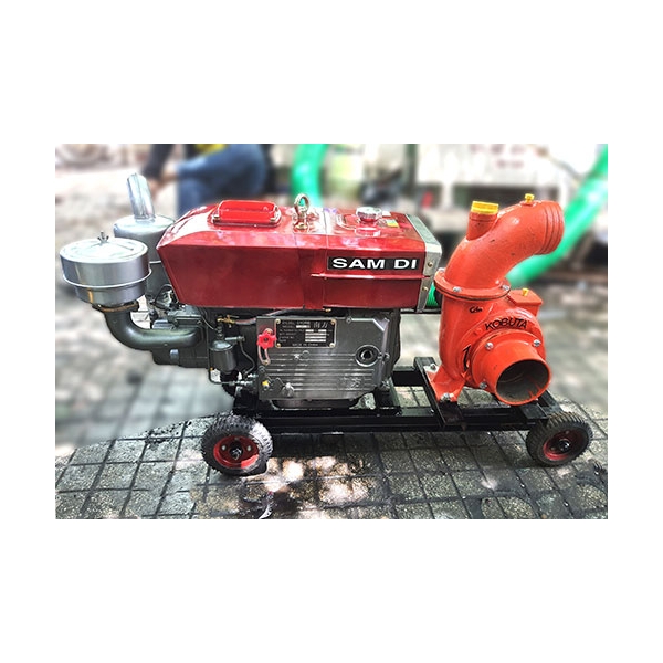 Photo - Máy bơm nước đầu bơm Kubota phi 150 Diesel D24