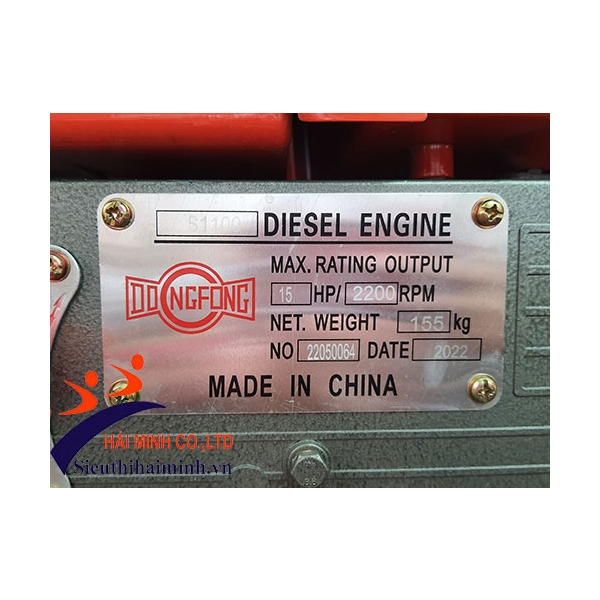 Photo - Máy bơm nước Kubota 150 Diesel DongFong 15HP