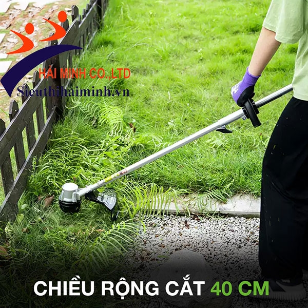 Photo - Máy cắt cỏ chạy pin Greenworks GD40BC (40V)