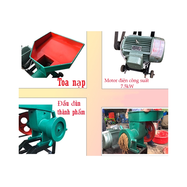 Photo - Máy đùn cám công nghiệp HMĐ06 (Motor nhập khẩu)