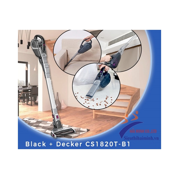 Photo - Máy hút bụi chạy pin Black&Decker; CS1820T-B1