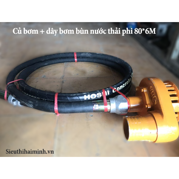 Photo - Đầm dùi bơm nước chạy xăng Hoshi (5.5HP)