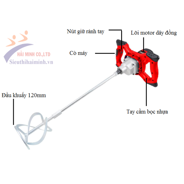 Photo - Máy khuấy sơn Kenmax KM-120C