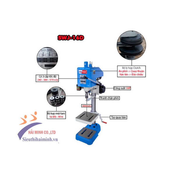 Photo - Máy Ta Rô ly hợp WDDM SWJ-16D