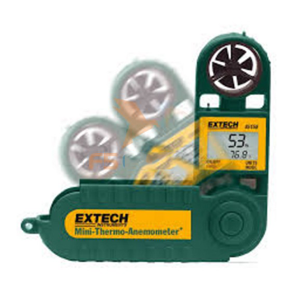 Photo - Máy đo tốc độ gió nhiệt độ độ ẩm EXTECH 45158