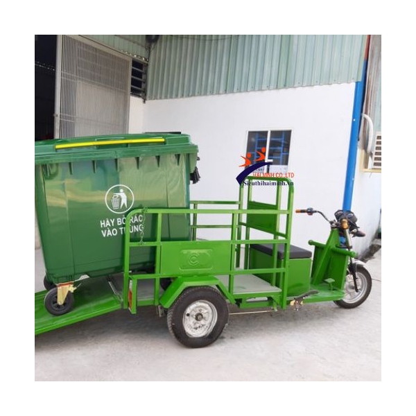 Photo - Xe điện 3 bánh chở rác thùng 660L HM-EV660L