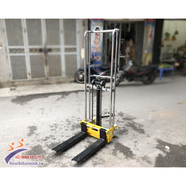 Photo - Xe nâng tay cao mini tải 400kg có bàn model PS400-1300