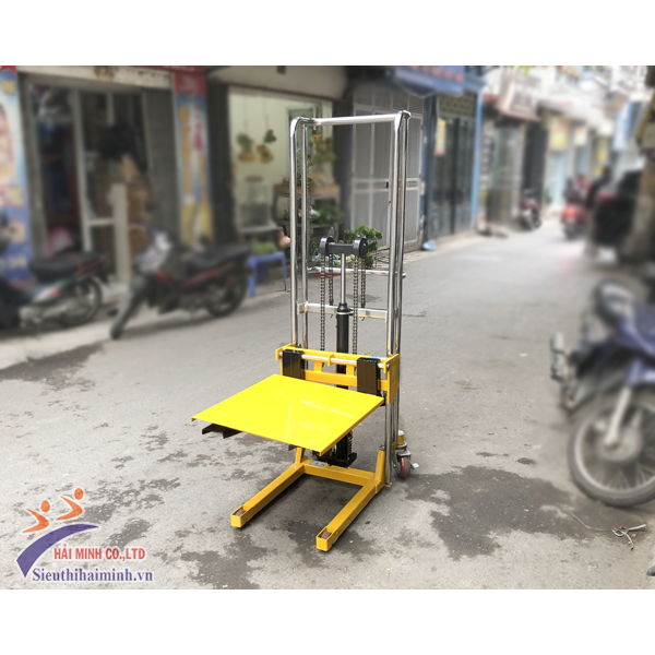 Photo - Xe nâng tay cao mini tải 400kg có bàn PS400-1500