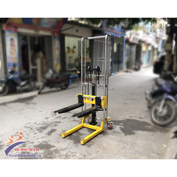 Photo - Xe nâng tay cao mini tải 400kg có bàn model PS400-1300