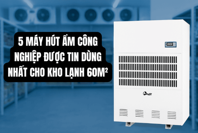 5 Máy hút ẩm công nghiệp được tin dùng nhất cho kho lạnh 60m²