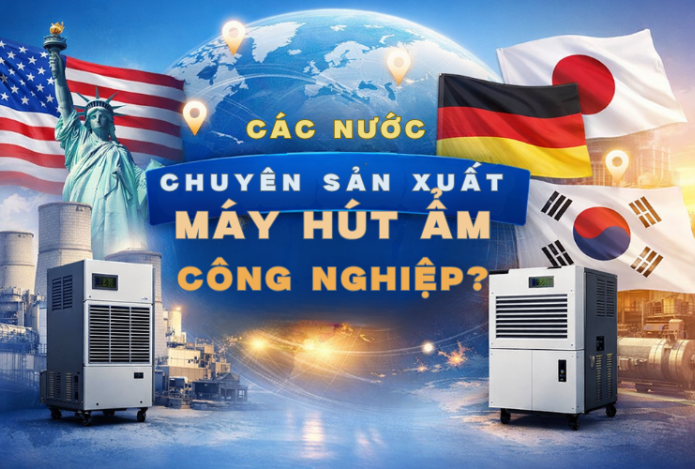 Hình ảnh Các nước chuyên sản xuất máy hút ẩm công nghiệp?