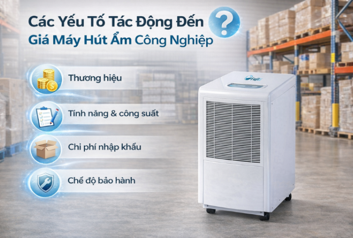 Hình ảnh Các Yếu Tố Tác Động Đến Giá Máy Hút Ẩm Công Nghiệp