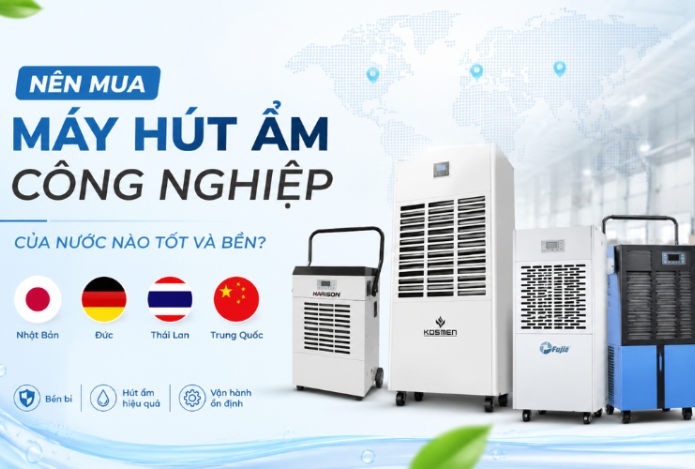 Hình ảnh Nên Mua Máy Hút Ẩm Công Nghiệp Của Nước Nào Tốt Và Bền