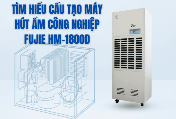 Hình ảnh Tìm Hiểu Cấu Tạo Máy Hút Ẩm Công Nghiệp FujiE HM-1800D