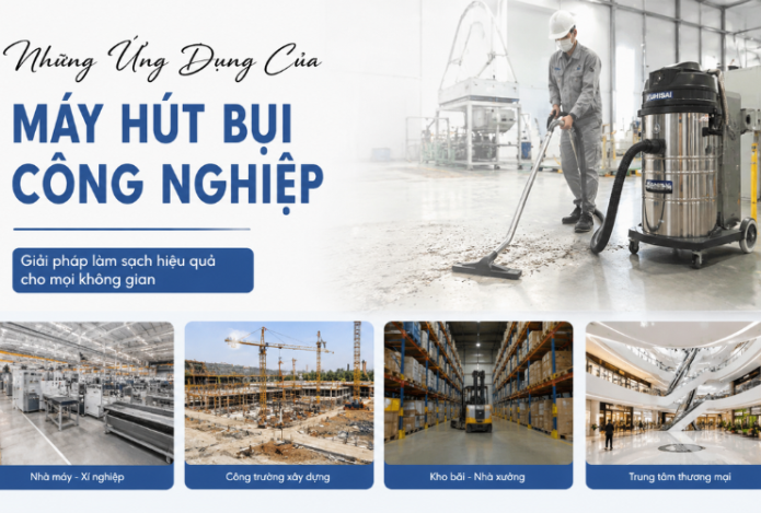 Hình ảnh Những Ứng Dụng Của Máy Hút Bụi Công Nghiệp
