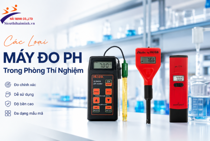 Hình ảnh 3 Loại máy đo pH trong phòng thí nghiệm nên mua