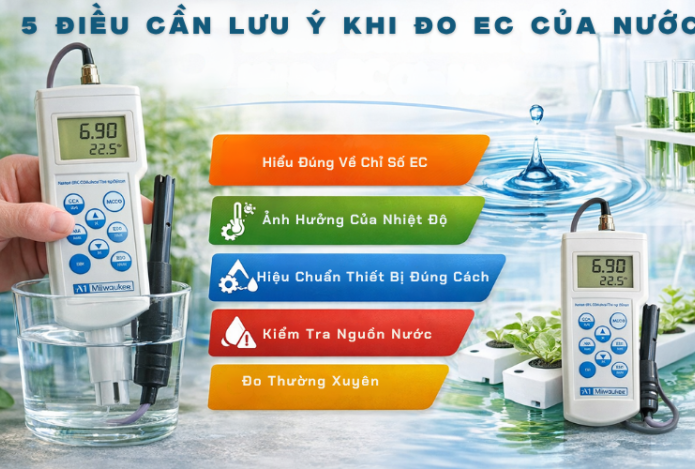 5 Điều Cần Lưu Ý Khi Đo Ec Của Nước