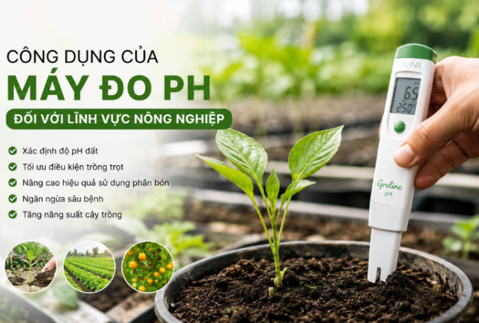 Hình ảnh Công dụng của máy đo pH đối với lĩnh vực nông nghiệp