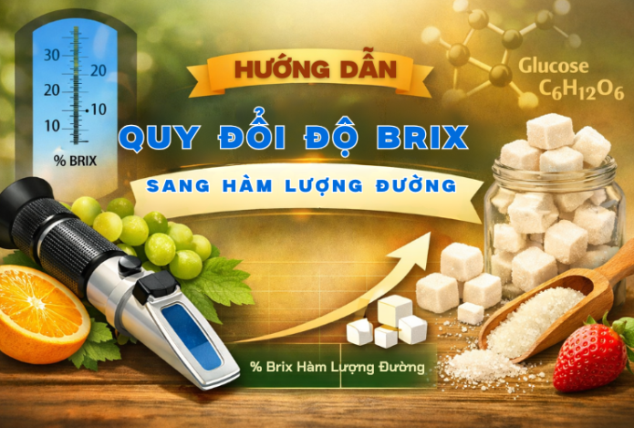 Hình ảnh Hướng Dẫn Quy Đổi Độ Brix Sang Hàm Lượng Đường