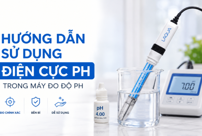 Hình ảnh Hướng dẫn sử dụng điện cực pH trong máy đo độ pH