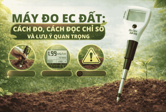 Máy Đo Ec Đất: Cách Đo, Cách Đọc Chỉ Số Và Lưu Ý Quan Trọng