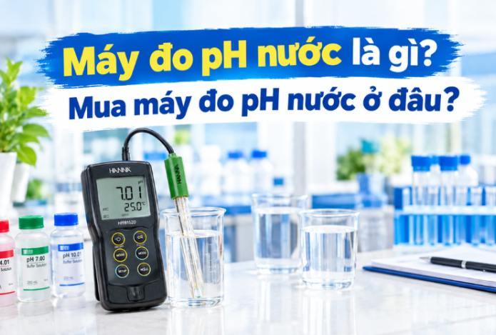 Hình ảnh Máy đo pH nước là gì? Mua máy đo pH nước ở đâu?