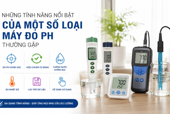 Hình ảnh Những tính năng nổi bật của một số loại máy đo ph thường gặp