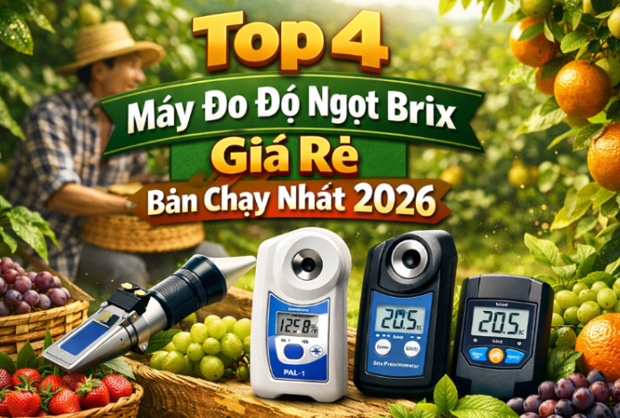 Hình ảnh Top 4 Máy Đo Độ Ngọt Brix Giá Rẻ Bán Chạy Nhất 2026