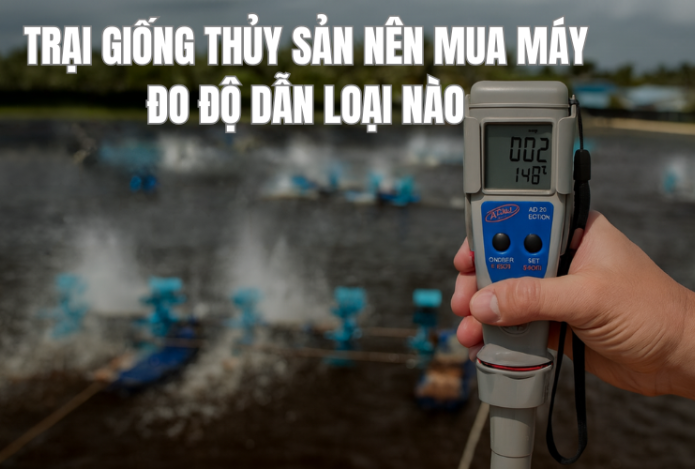 Trại Giống Thủy Sản Nên Mua Máy Đo Độ Dẫn Loại Nào?