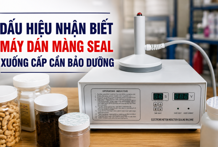 Dấu hiệu nhận biết máy dán màng seal xuống cấp cần bảo dưỡng