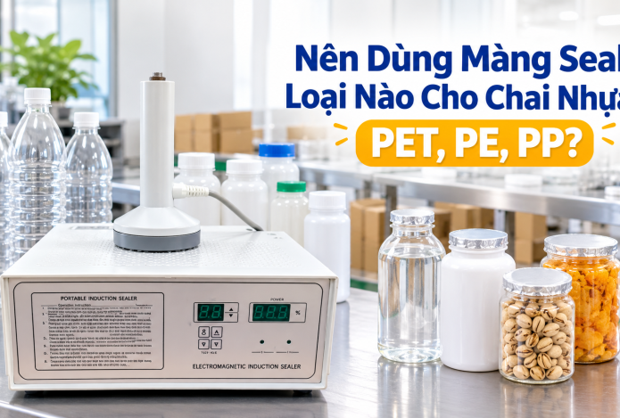 Hình ảnh [Giải đáp] Nên dùng màng seal loại nào cho chai nhựa PET, PE, PP?