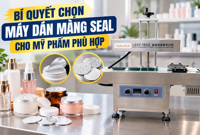 Bí quyết chọn máy dán màng seal cho mỹ phẩm phù hợp