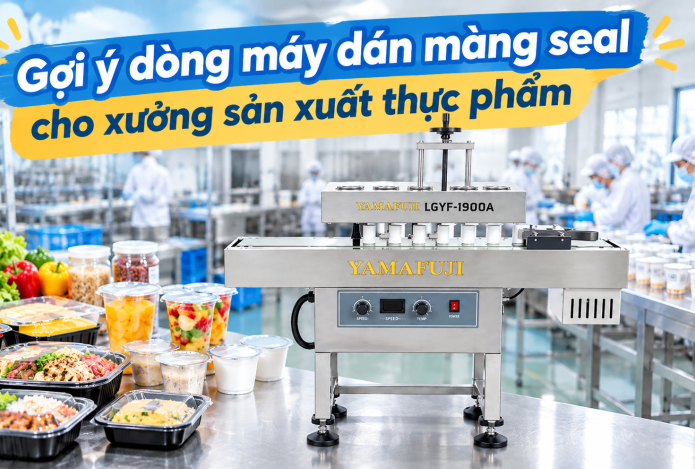 Gợi ý dòng máy dán màng seal cho xưởng sản xuất thực phẩm