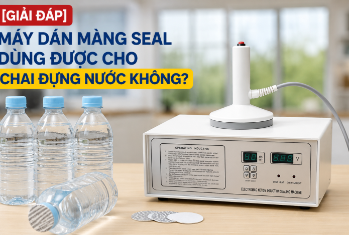 [Giải đáp] Máy dán màng seal dùng được cho chai đựng nước không?