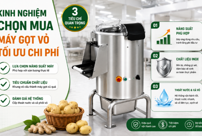 Kinh Nghiệm Mua Máy Gọt Củ Quả Bền, Gọt Vỏ Khỏe Giá Tốt